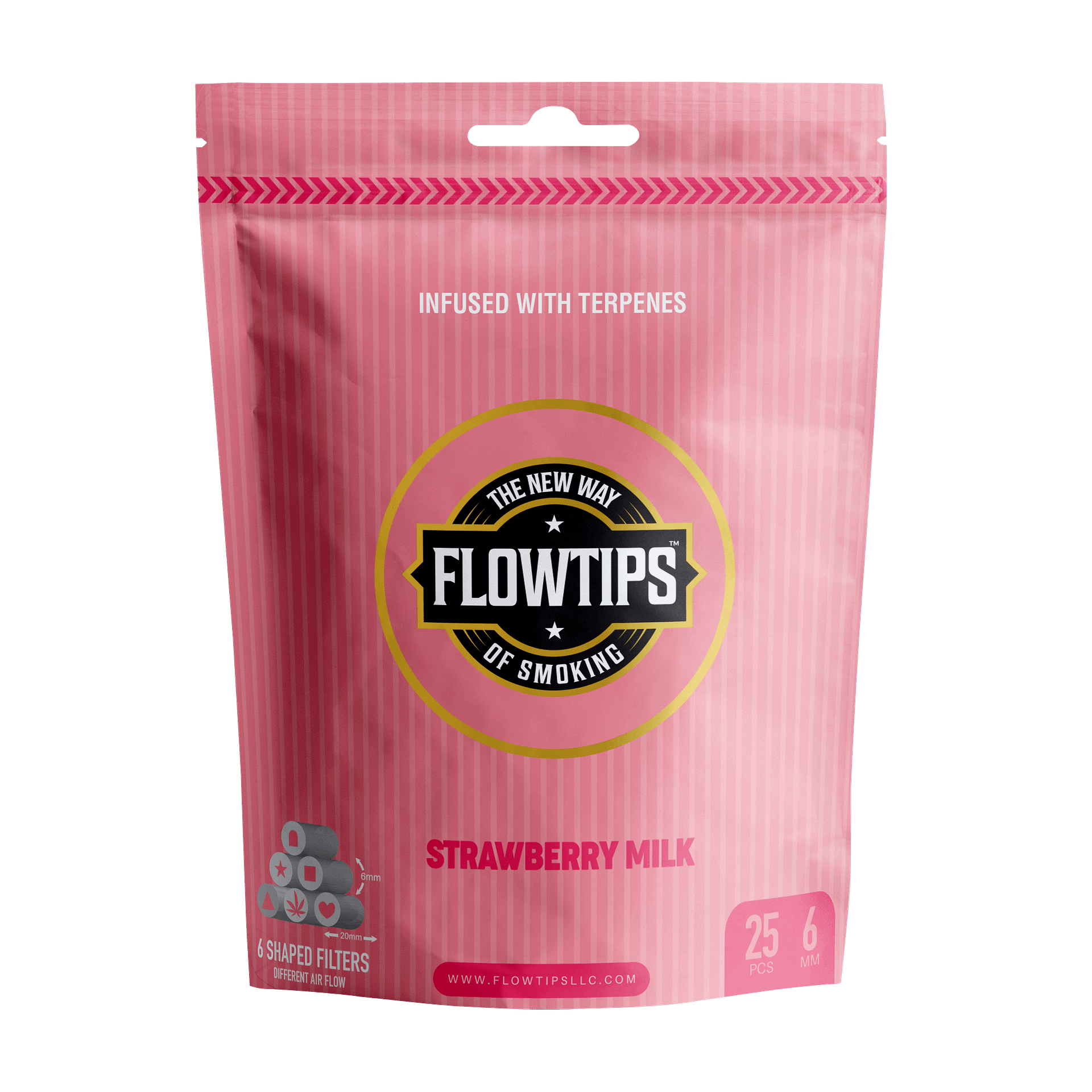FLOWTIPS ® Strawberry Milk Terpene Filter Tips FLOWTIPS